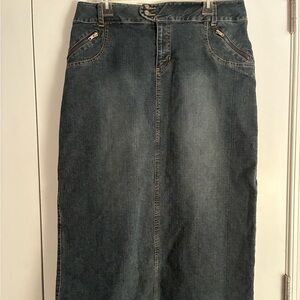 Denim Blue Women's Skirt Size 15